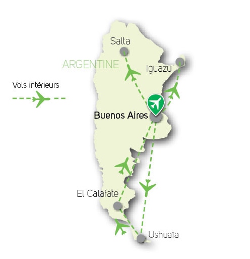 carte Carte Circuit Argentine 2017: Terre de contrastes
