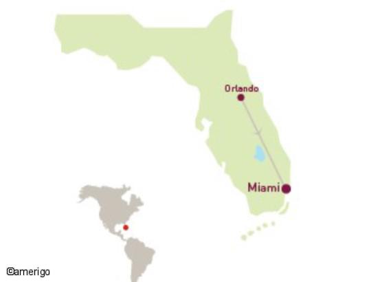 carte Carte Opération Groupes - 9J - "Orlando + Miami" - Hiver 2017/2018