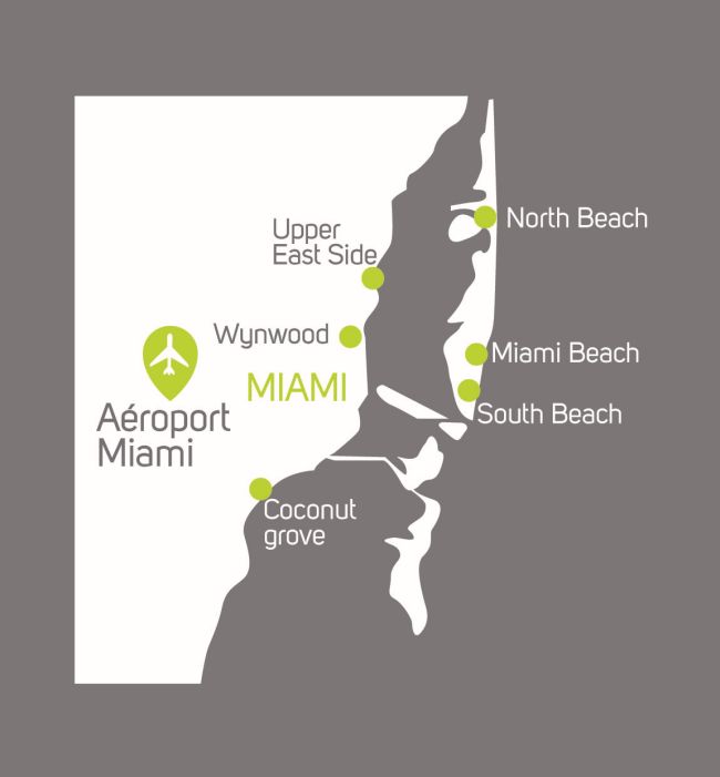 carte Carte Réveillon Miami : Happy Miami